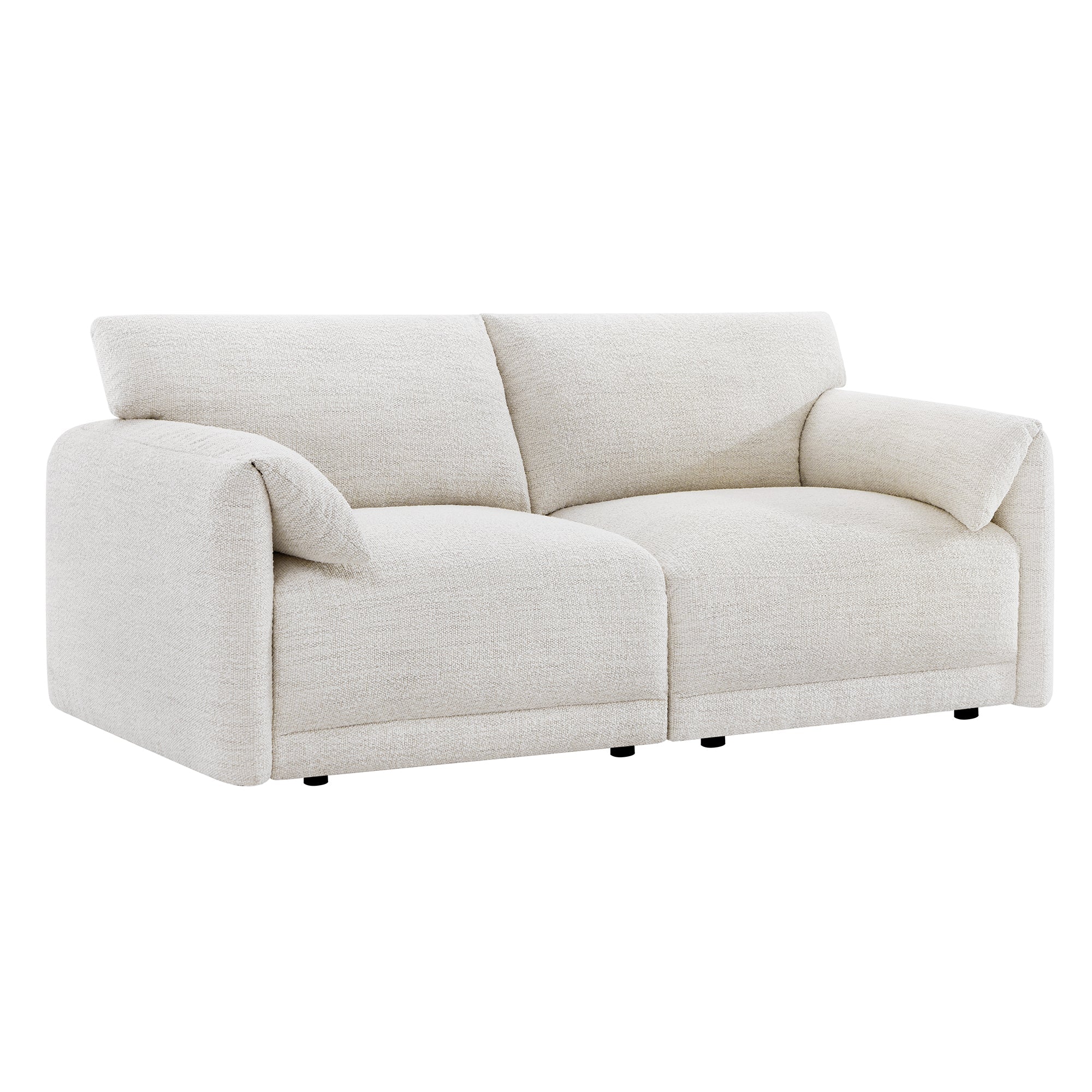 Josie Performance Boucle 2-Piece Modular Sofa  (80.3'')
