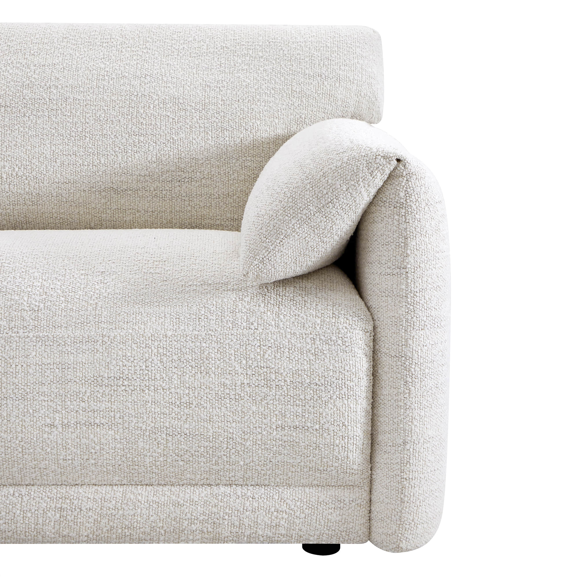 Josie Performance Boucle 3-Piece Modular Sofa  (115.7'')