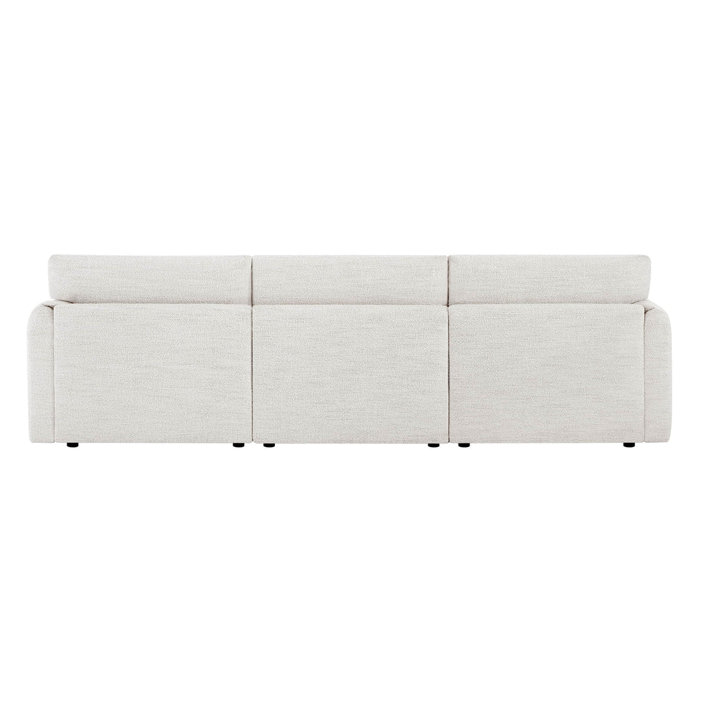 Josie Performance Boucle 3-Piece Modular Sofa  (115.7'')