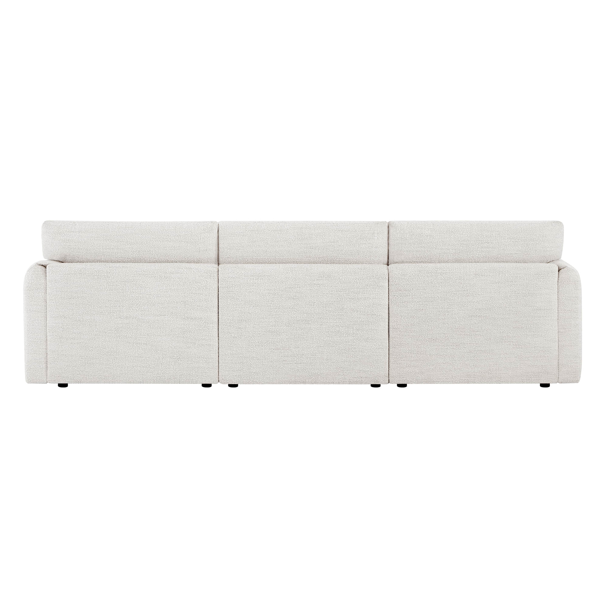 Josie Performance Boucle 3-Piece Modular Sofa  (115.7'')