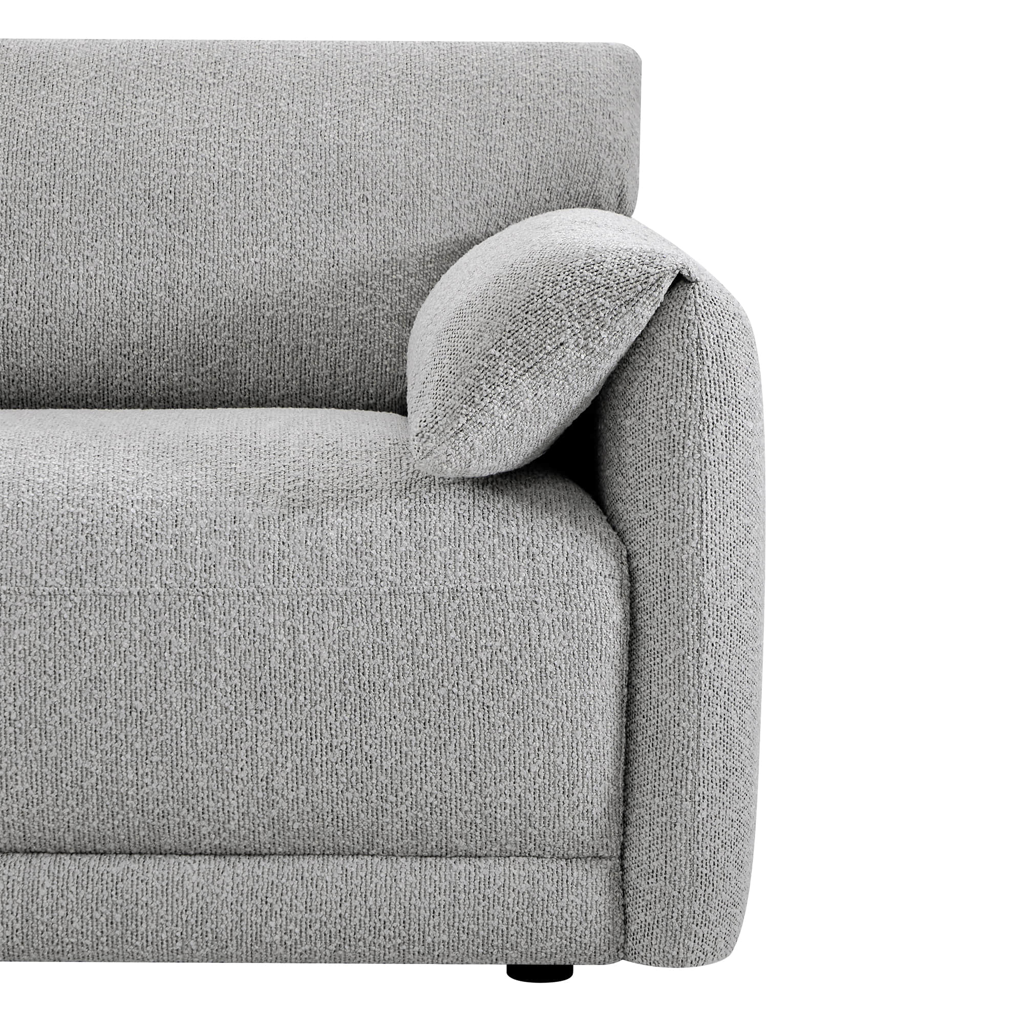 Josie Performance Boucle 3-Piece Modular Sofa  (115.7'')