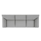 Josie Performance Boucle 3-Piece Modular Sofa  (115.7'')