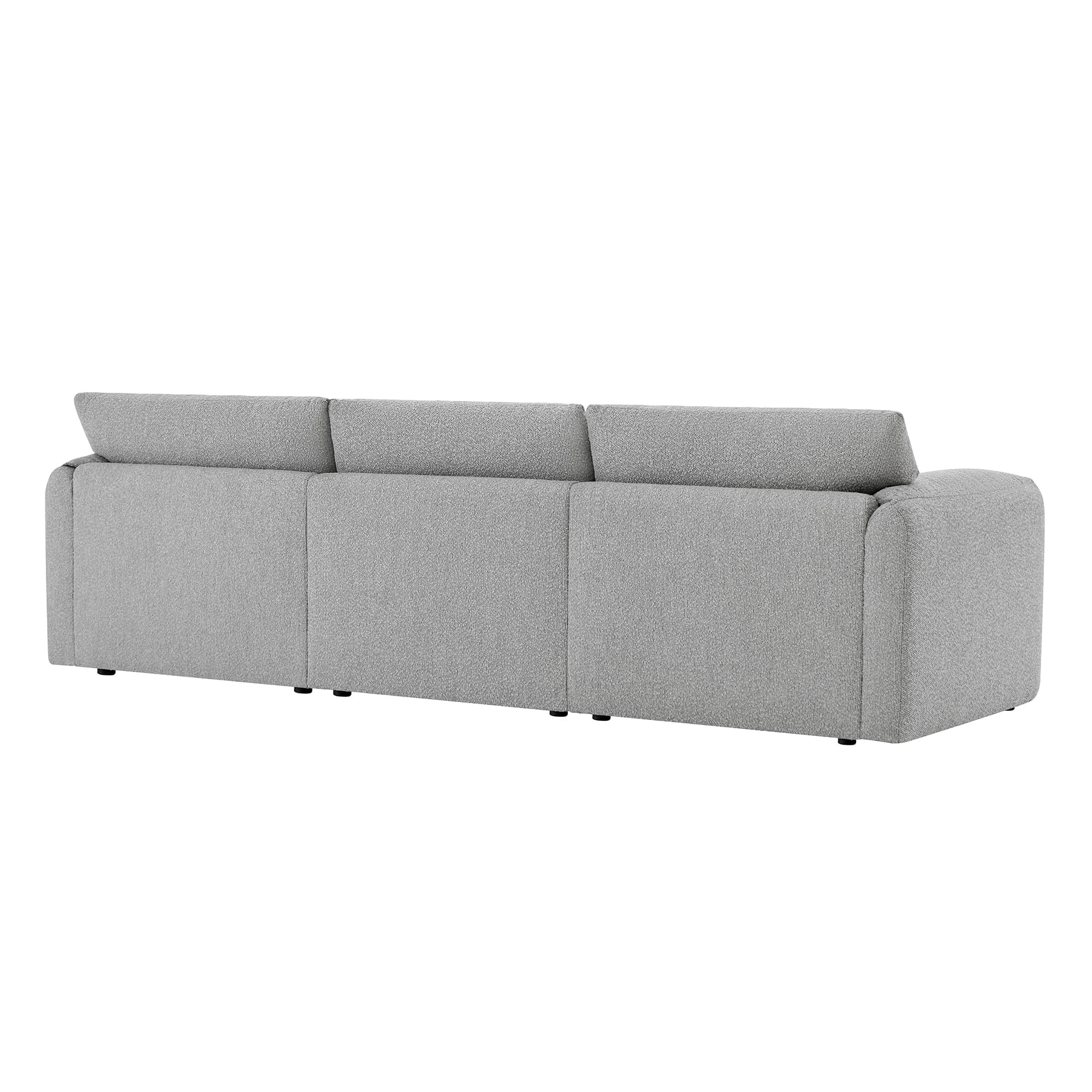 Josie Performance Boucle 3-Piece Modular Sofa  (115.7'')