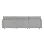 Josie Performance Boucle 3-Piece Modular Sofa  (115.7'')
