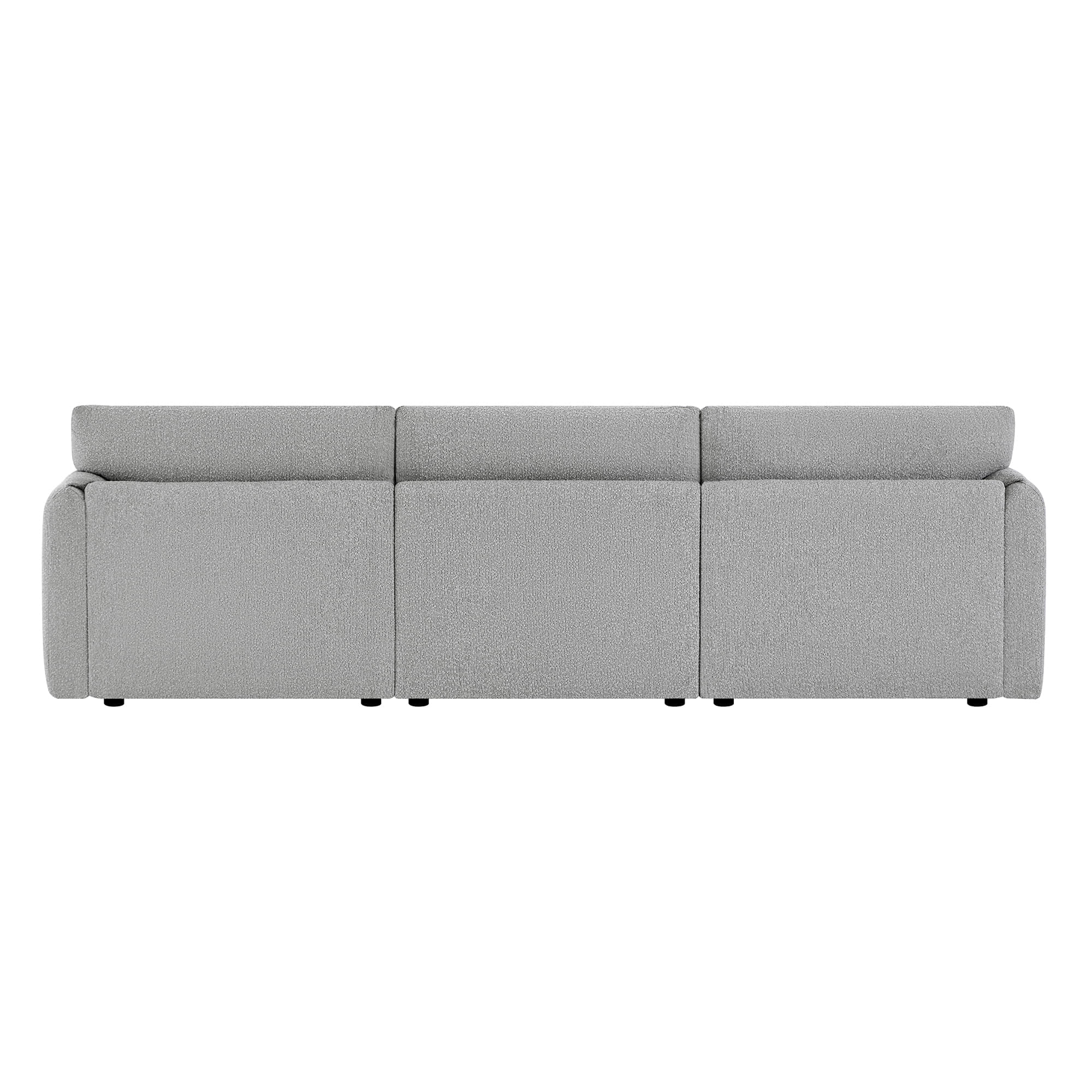 Josie Performance Boucle 3-Piece Modular Sofa  (115.7'')