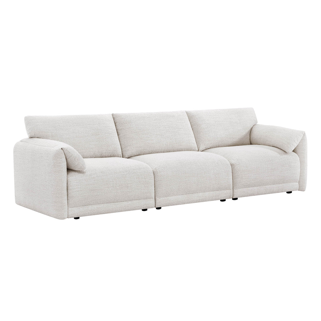 Josie Performance Boucle 3-Piece Modular Sofa  (115.7'')