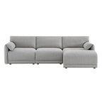Josie Performance Boucle 4-Piece Modular Sectional (115.7'')