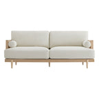 Julane Modern 3-Seater Cane Sofa (78.75'')
