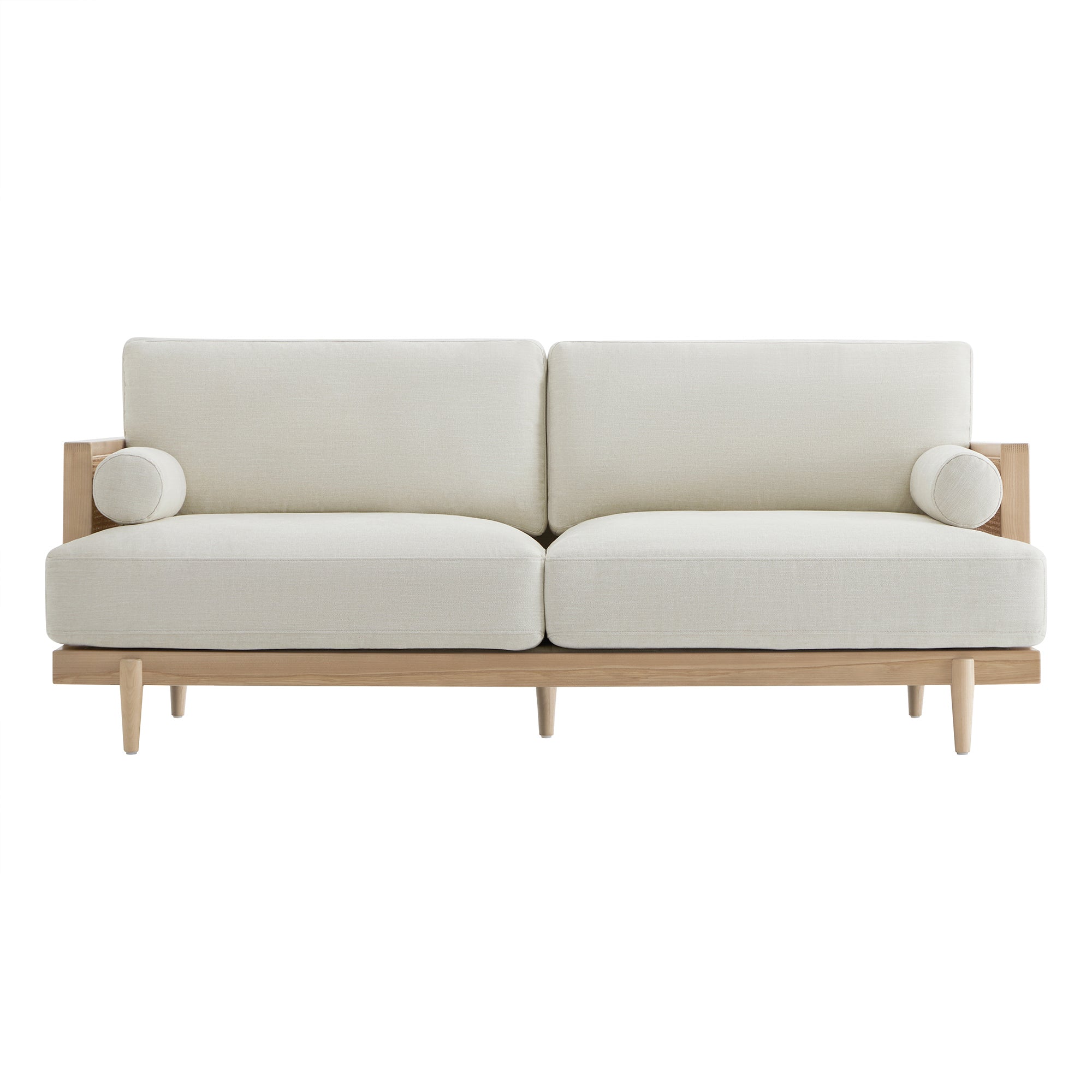 Julane Modern 3-Seater Cane Sofa (78.75'')