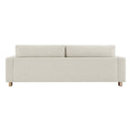 Keaton Performance Fabric 3-Seater Sofa with Ash Wood Base (99'')