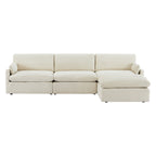 Kenna Modular 4 Seat Sofa-Chaise Sectional