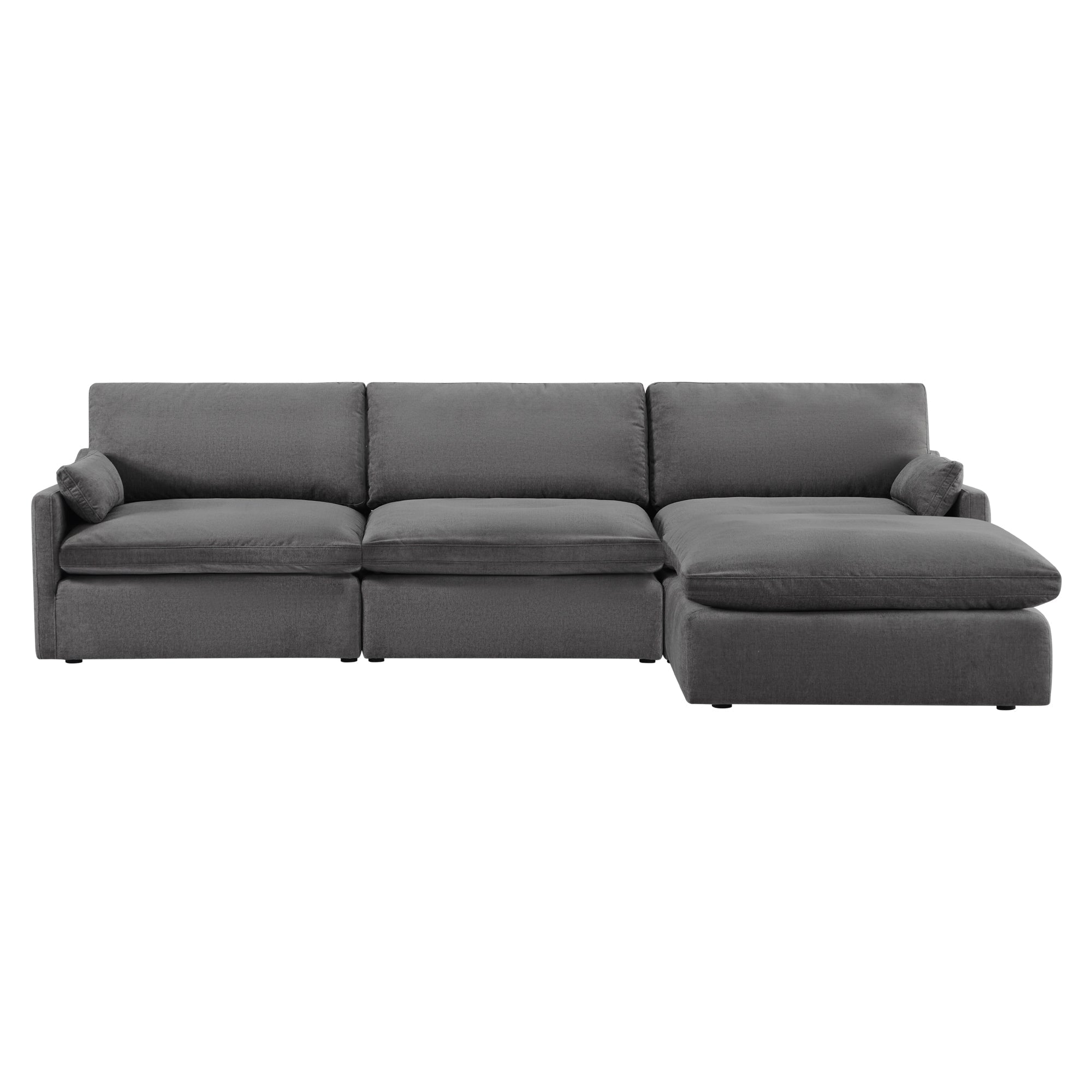 Kenna Modular 4 Seat Sofa-Chaise Sectional